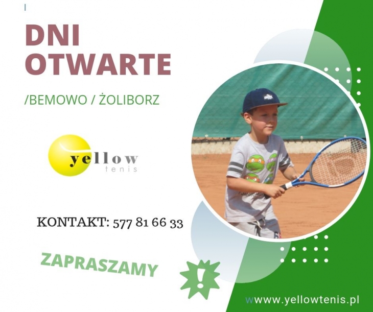 Dni Otwarte z Yellow Tenis – Żoliborz, Bemowo