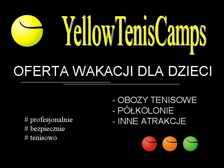Harmonogram obozów tenisowych
